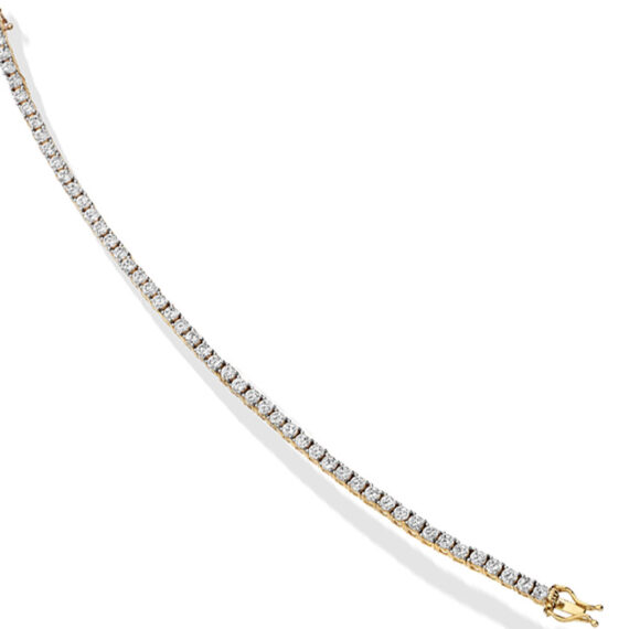 18ct Gold lab diamond Bracelet-DPL651
