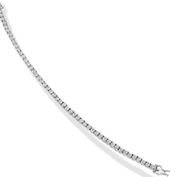 18ct White Gold lab diamond braclet-DPL651W