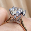 LAB Diamond Ring-DPL782 Close2