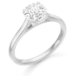 PT950 Diamond Engagement Ring-DPL701PT