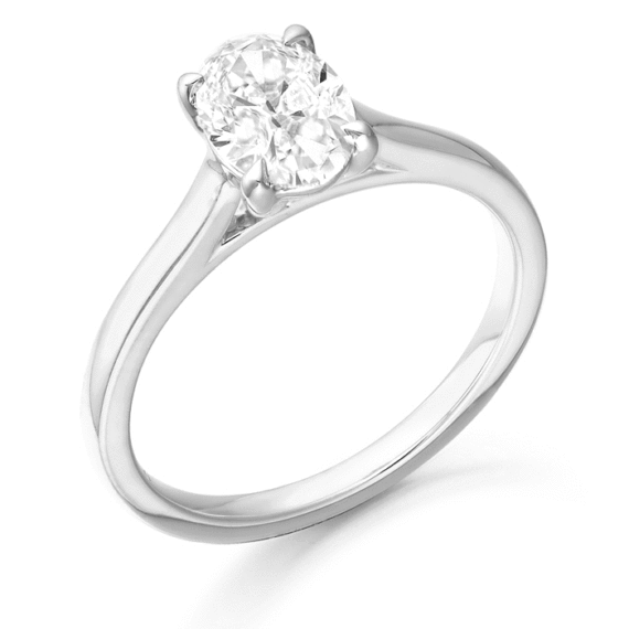 PT950 Diamond Engagement Ring-DPL709PT