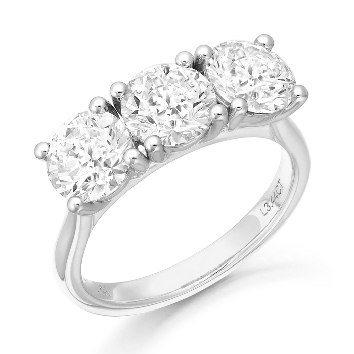 PT950 Diamond Engagement Ring-DPL721PT