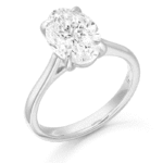 PT950 Diamond Engagement Ring-DPL725PT