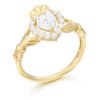 9ct Gold Claddagh Ring-CL62