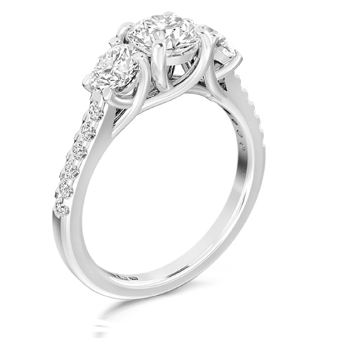 Diamond Engagement Ring-DPL539W