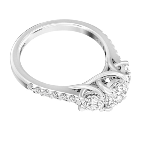 Diamond Engagement Ring-DPL539W