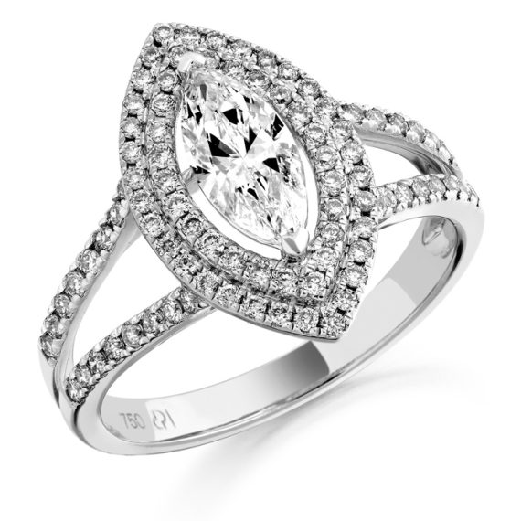 Diamond Engagement Ring-DPL526W