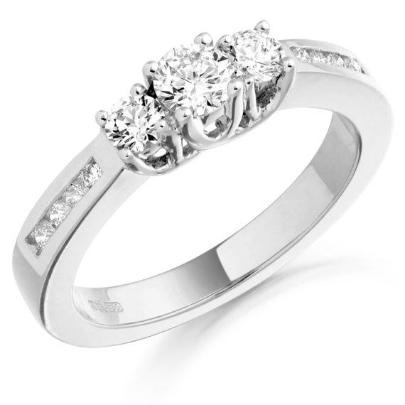 Diamond Engagement Ring-DPL308W