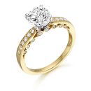 9ct Gold L'mour CZ Ring-R306