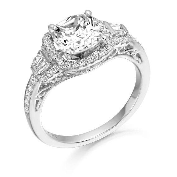9ct Gold Boutique CZ Ring-R307W