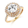 9ct Gold Circlet CZ Ring-R22