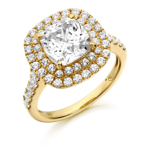 9ct Gold Solisto CZ Ring-R138