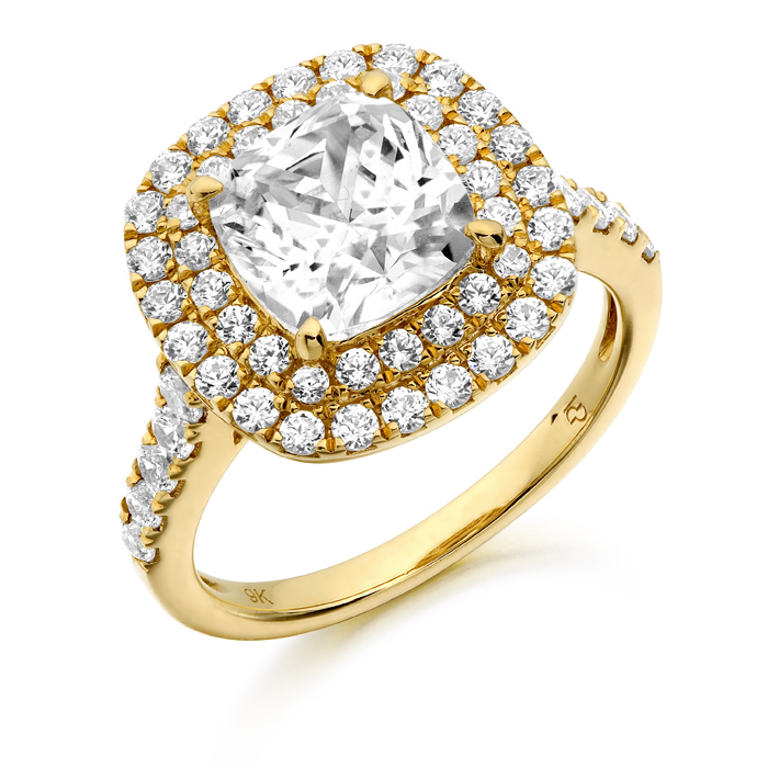 9ct Gold Solisto CZ Ring-R138