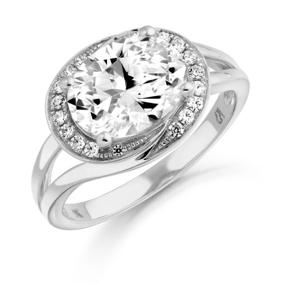 9ct Gold Elite CZ Ring-R293W