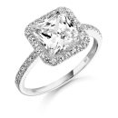 9ct Gold Princessesto CZ Ring-R12W