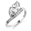 9ct Gold Sharuti CZ Ring-R294W