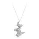 Gold Scotch Terrier dog Charm Pendant-P4WS