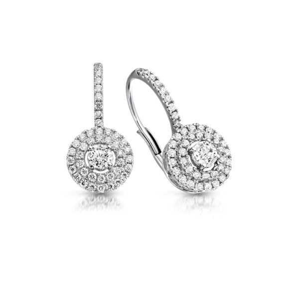 Diamond Earrings-DPL530W