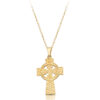 9ct Gold Celtic Cross - C05