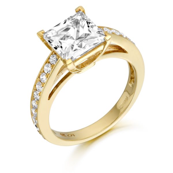 9ct Gold  Emperor CZ Ring-R131