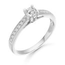 Diamond Engagement Ring-DPL575W