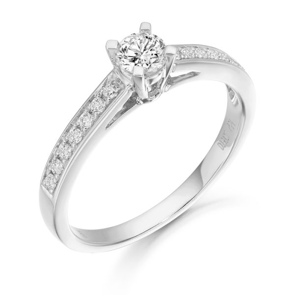 Diamond Engagement Ring-DPL575W