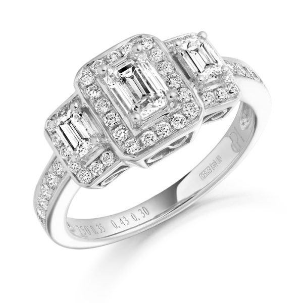 Diamond Engagement Ring-DPL518W