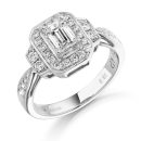 Diamond Engagement Ring-DPL519W