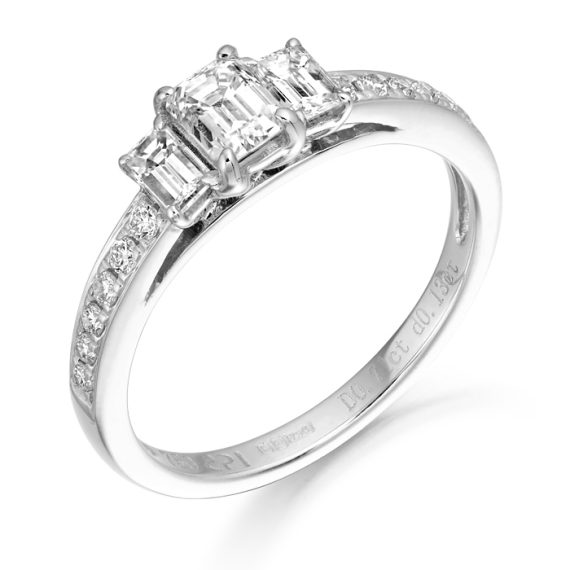 Diamond Engagement Ring-DPL543W