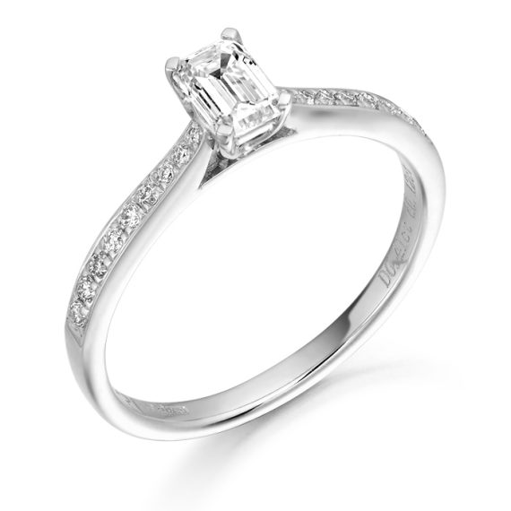 Diamond Engagement Ring-DPL544W