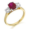 Diamond Engagement Ring-DPL547