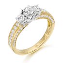 Diamond Engagement Ring-DPL476