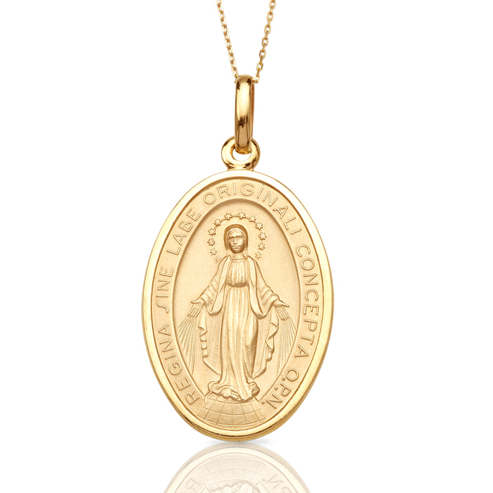 9ct Gold Miraculous Medal-J32 – DPL International