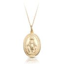 9ct Gold Miraculous Medal-MM12