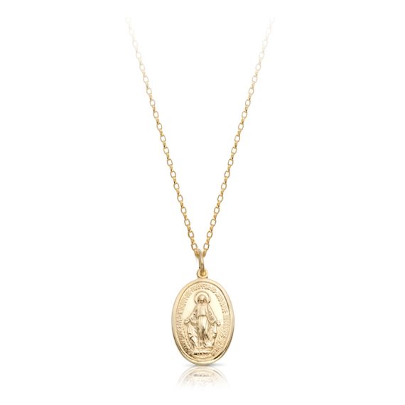 9ct Gold Miraculous Medal-MM15