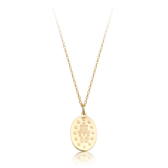 9ct Gold Miraculous Medal-MM15