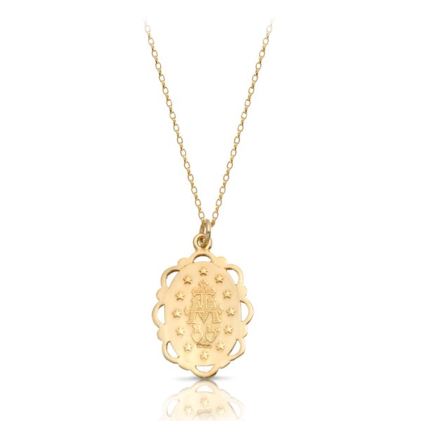 9ct Gold Miraculous Medal-MM17