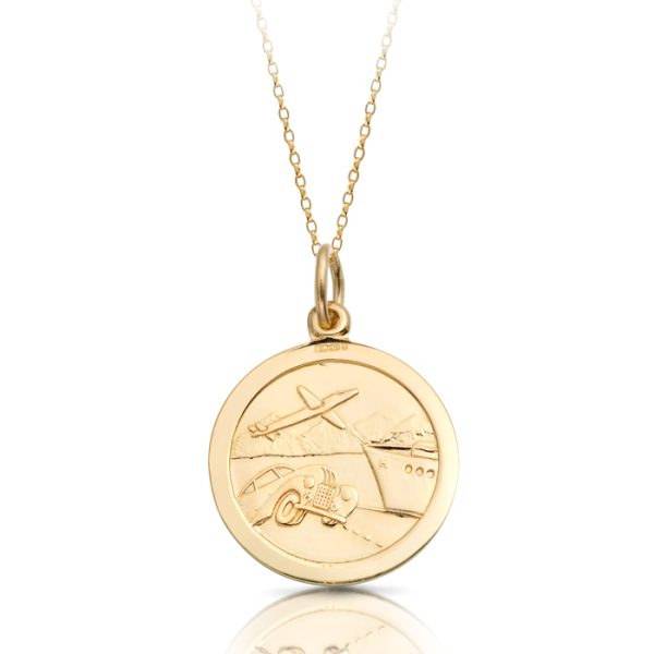 9ct Gold St Christopher Medal-ST3