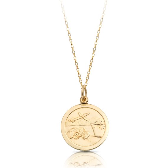 9ct Gold St Christopher Medal-ST4