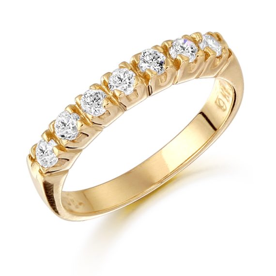9ct Gold Eternity Ring - D59