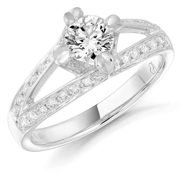 Diamond Engagement Ring-DPL432W