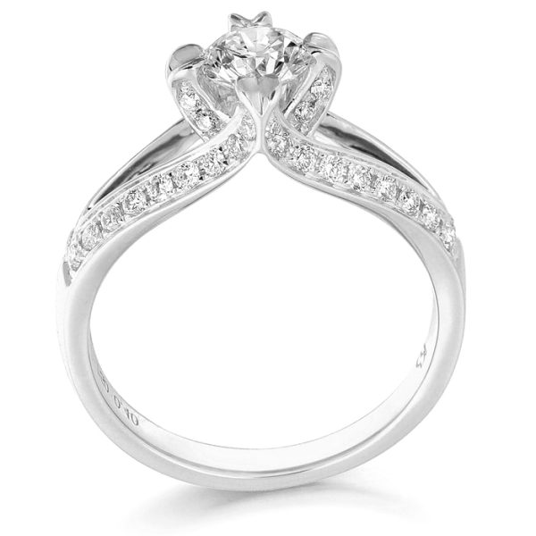Diamond Engagement Ring-DPL432W