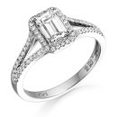 Diamond Engagement Ring-DPL551W
