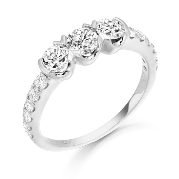 Diamond Engagement Ring-DPL464W