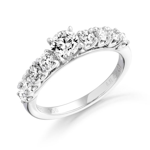 Diamond Engagement Ring-DPL521W