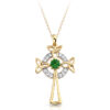 9ct Gold Celtic Cross - C01