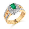 18ct Gold Diamond Celtic Ring-DPL522
