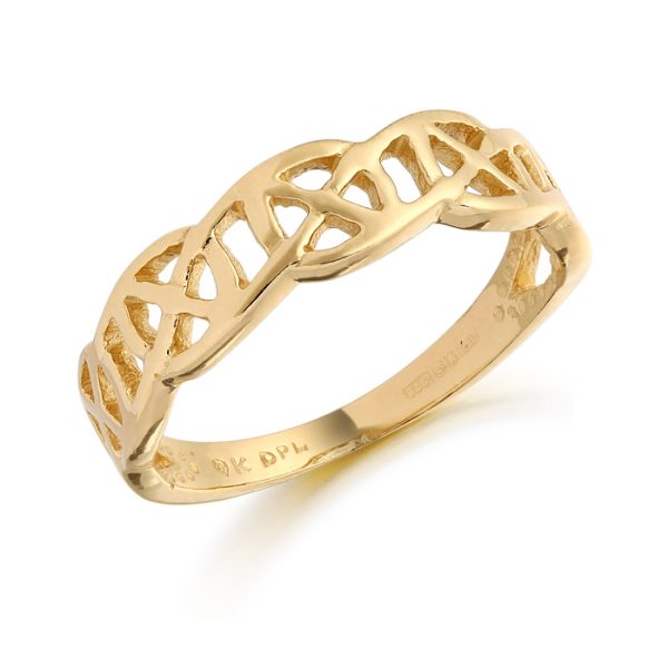 9ct Gold Celtic Ring-3241