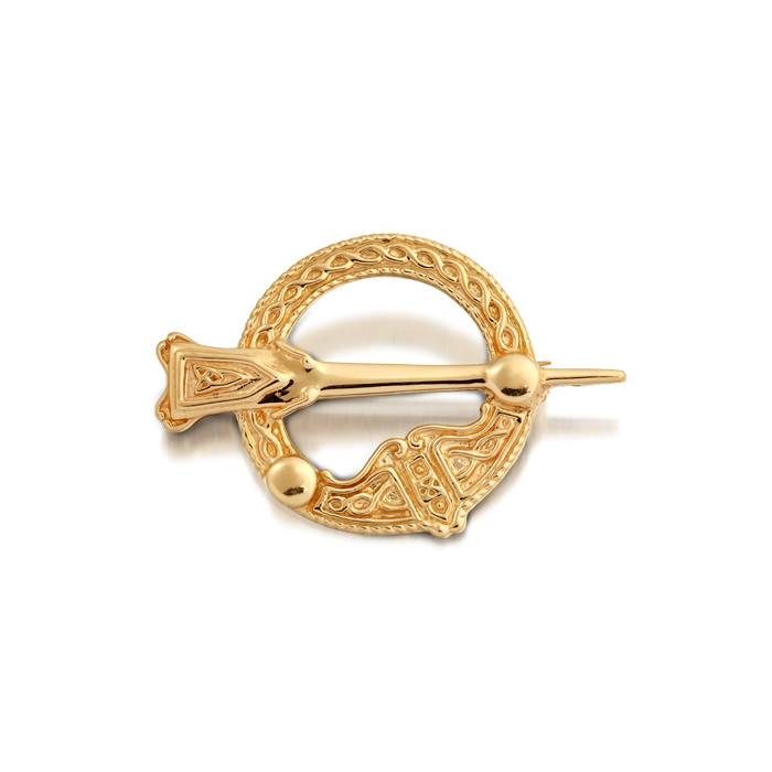 9ct Gold Tara Celtic Brooch BR32 DPL International