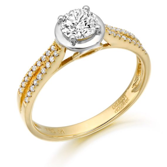 Diamond Engagement Ring-DPL572
